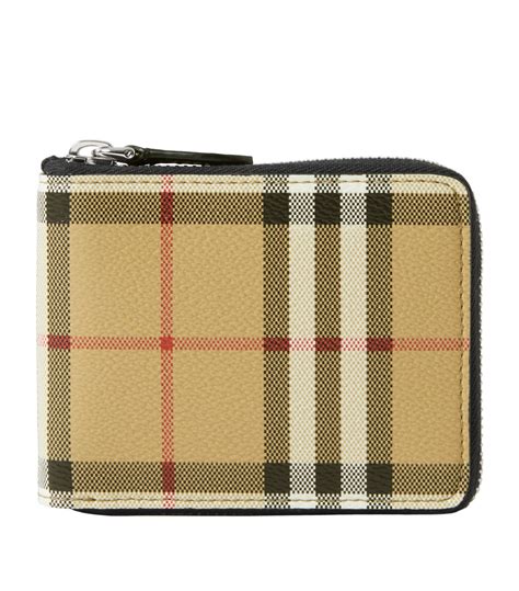 dhgate burberry check zip wallet.